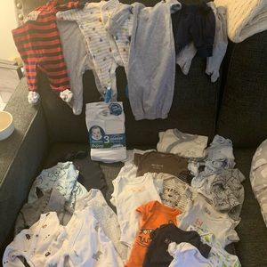 Lot of Preemie Boy Clothes